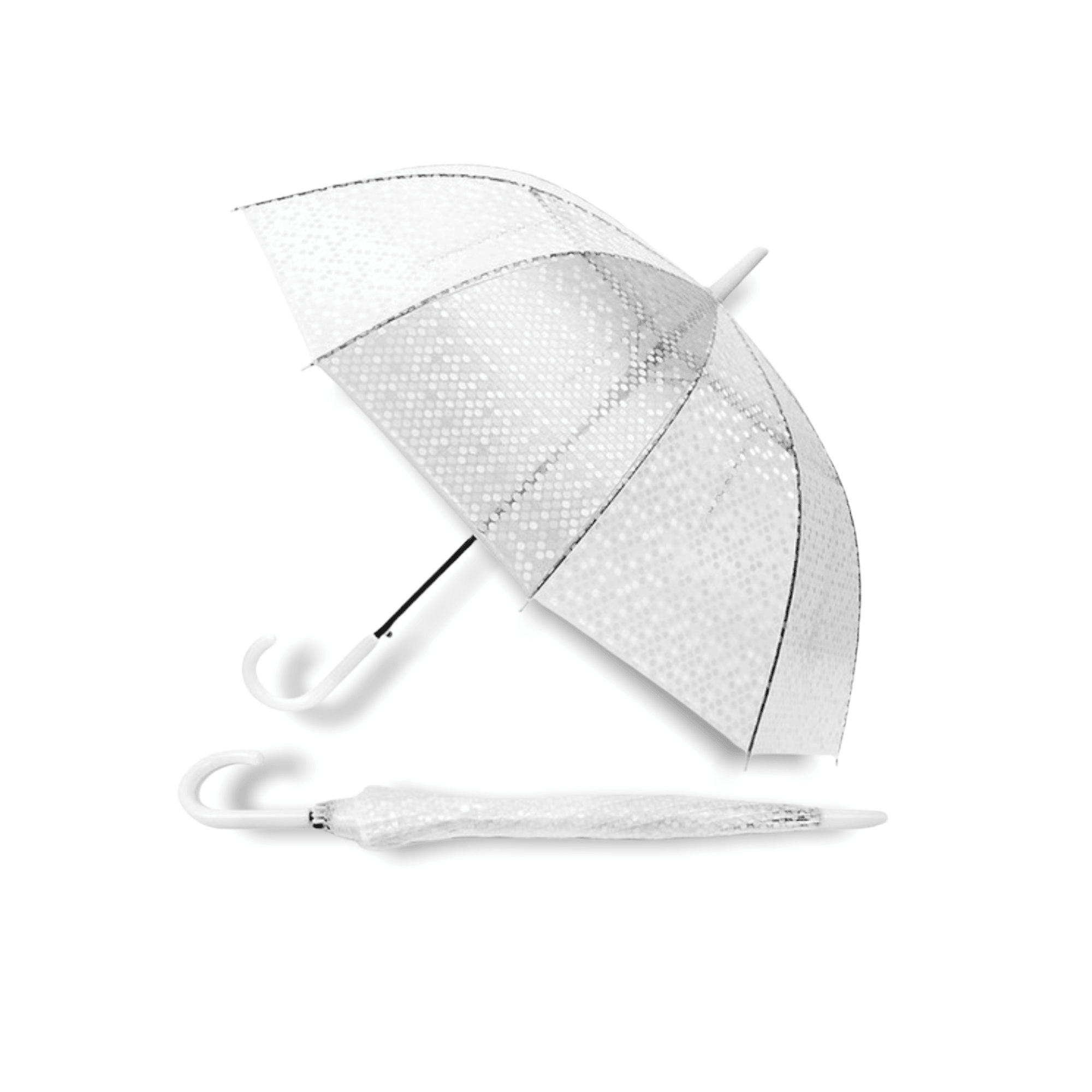 Bubble Dot Umbrella | Policy Handbags | Clear Bag Policy