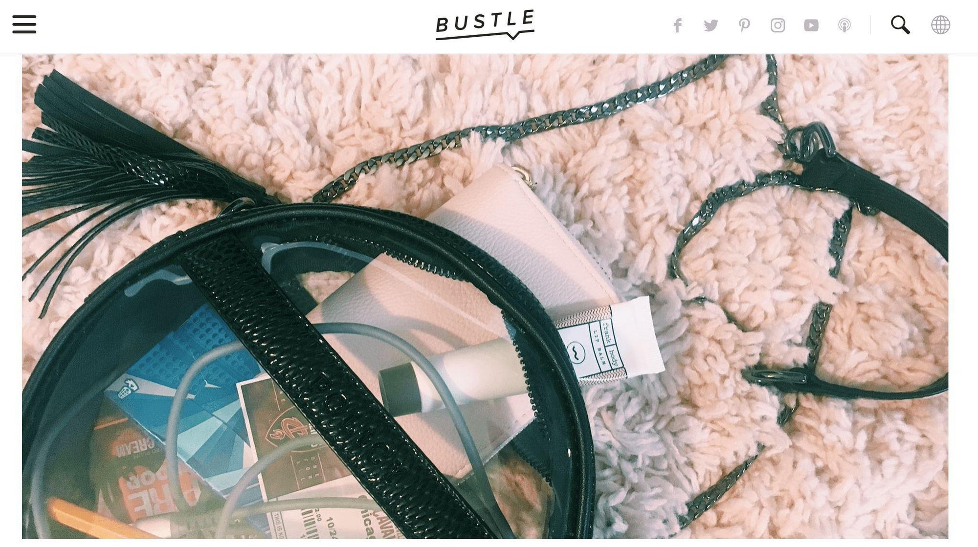BUSTLE.com Feature | Policy Handbags Are Designed For Stadium Regulations But Are Also Super Trendy - POLICY Handbags