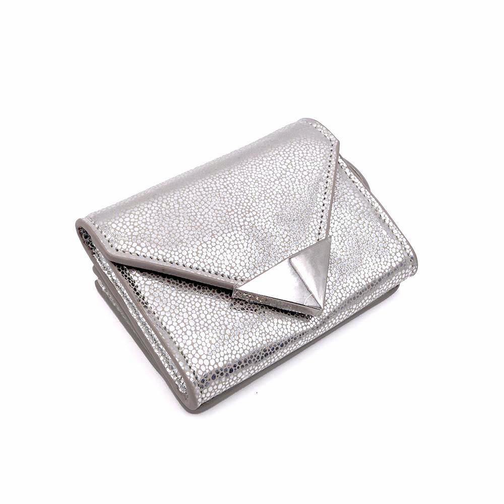 SAMPLE SALE | Future Wallet Keychain | Silver Stingray - POLICY Handbags - policyhandbags.com