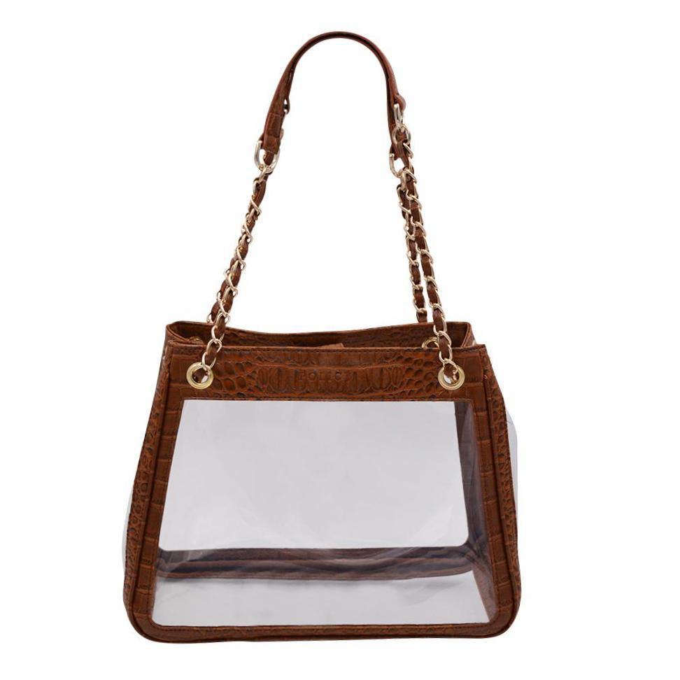 The Bare Boss | Cognac Croc - POLICY Handbags - policyhandbags.com