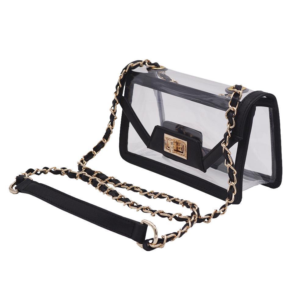 The Mini Cher | Onyx & Gold - POLICY Handbags - policyhandbags.com