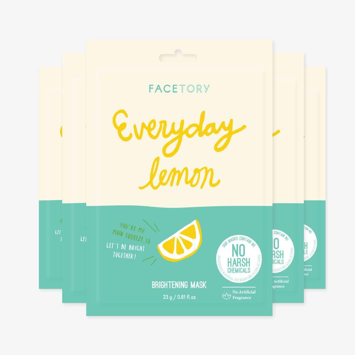 Everyday Lemon Brightening Sheet Mask - POLICY Handbags - policyhandbags.com