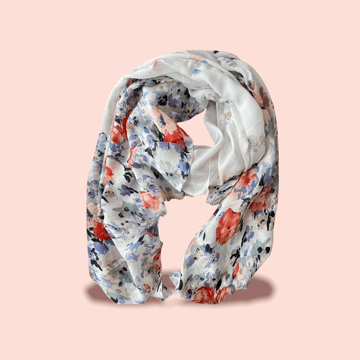 Floral Wrap Scarf - POLICY Handbags - policyhandbags.com