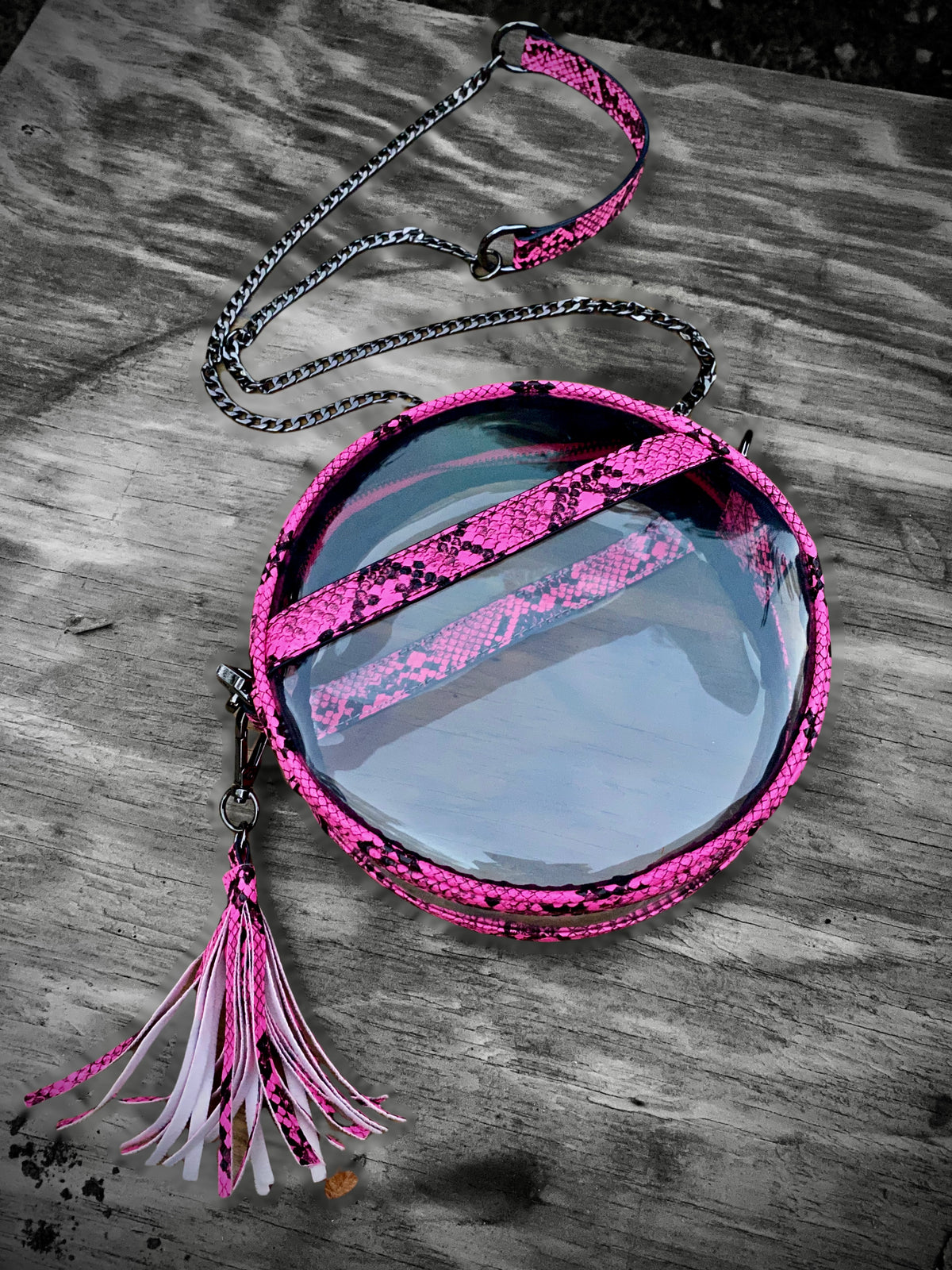 The Bare Roundie | Pink Python