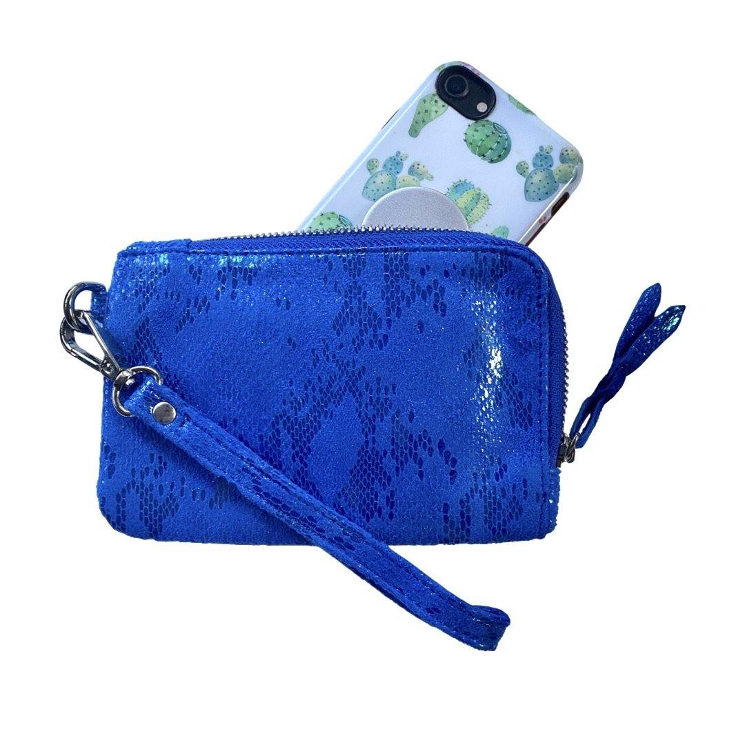 The Roo Pouch | Electric Blue - POLICY Handbags - policyhandbags.com