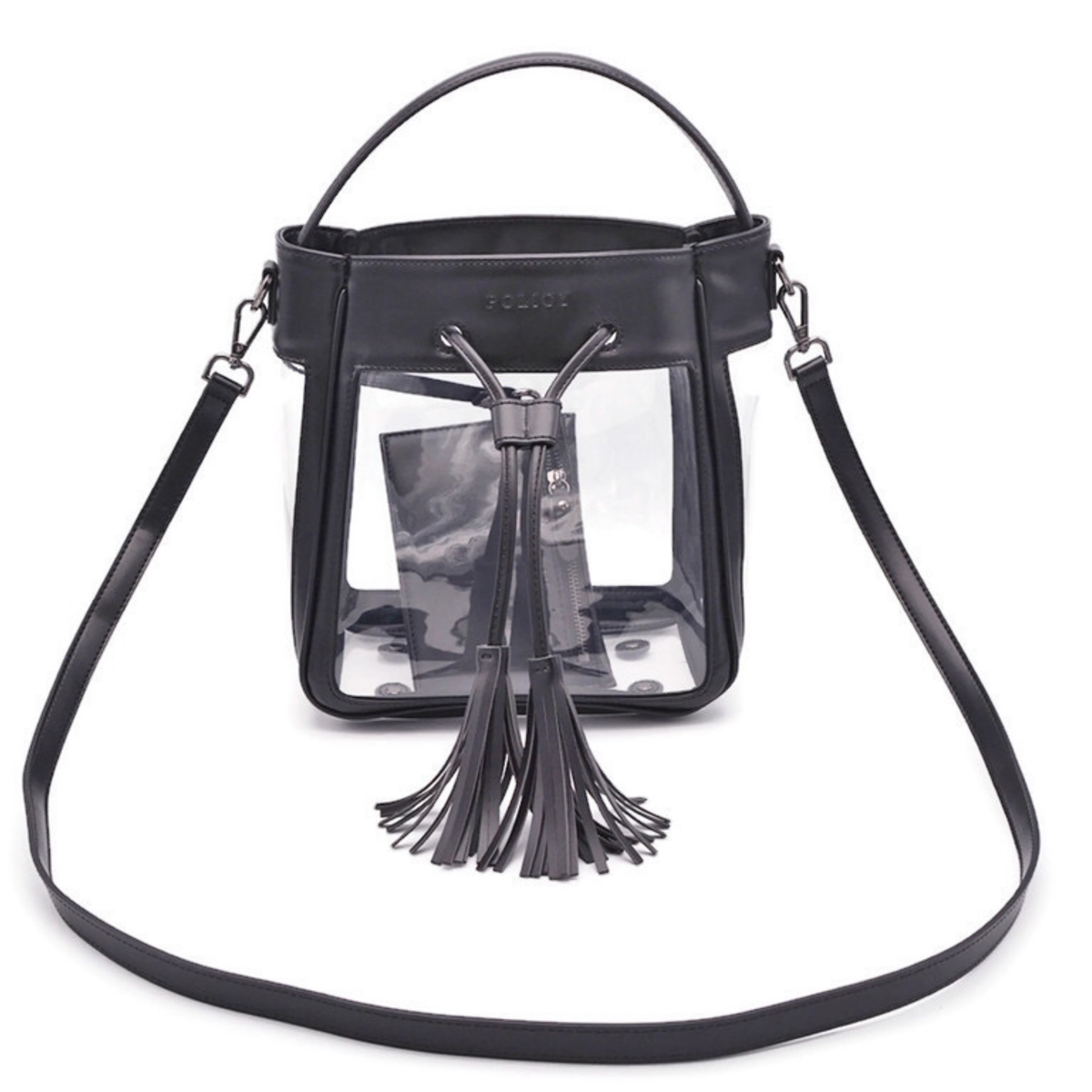 The Bare Bucket | Classic Black - POLICY Handbags - policyhandbags.com