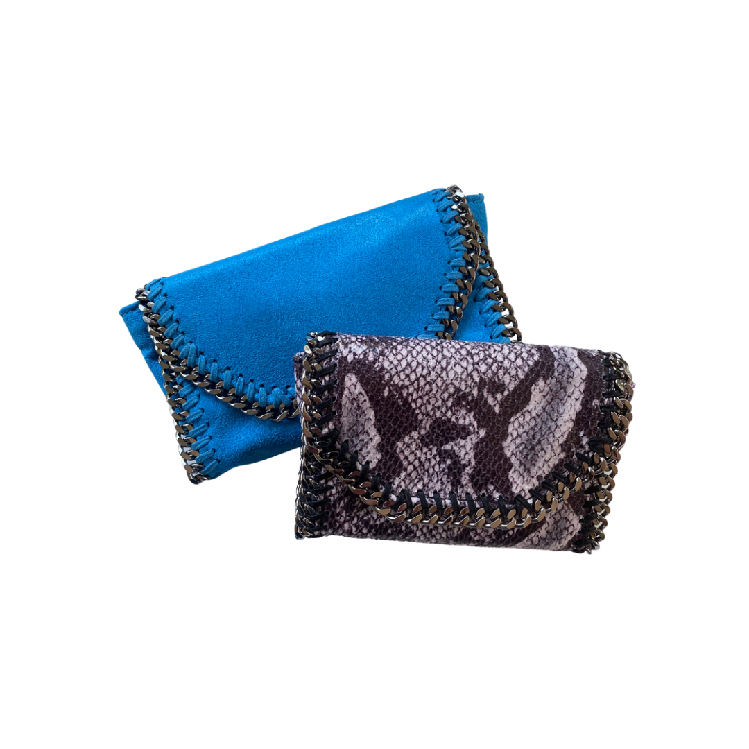 Mama Moto Clutch | Arctic Aqua - POLICY Handbags - policyhandbags.com