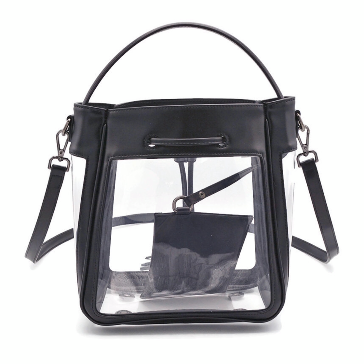 The Bare Bucket | Classic Black - POLICY Handbags - policyhandbags.com
