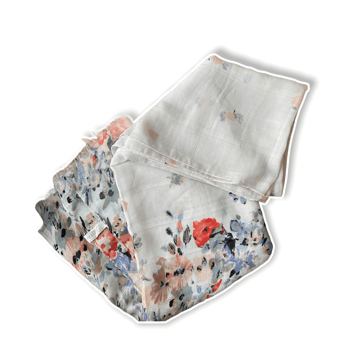 Floral Wrap Scarf - POLICY Handbags - policyhandbags.com