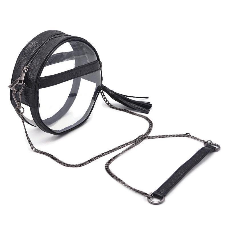 The Bare Roundie | Black Ice - POLICY Handbags - policyhandbags.com