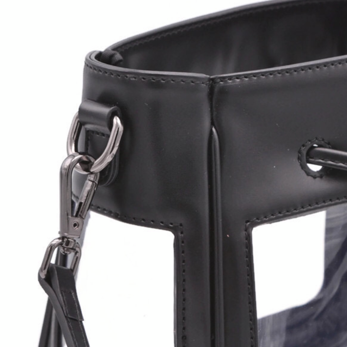 The Mini Bare Bucket | Classic black - POLICY Handbags - policyhandbags.com