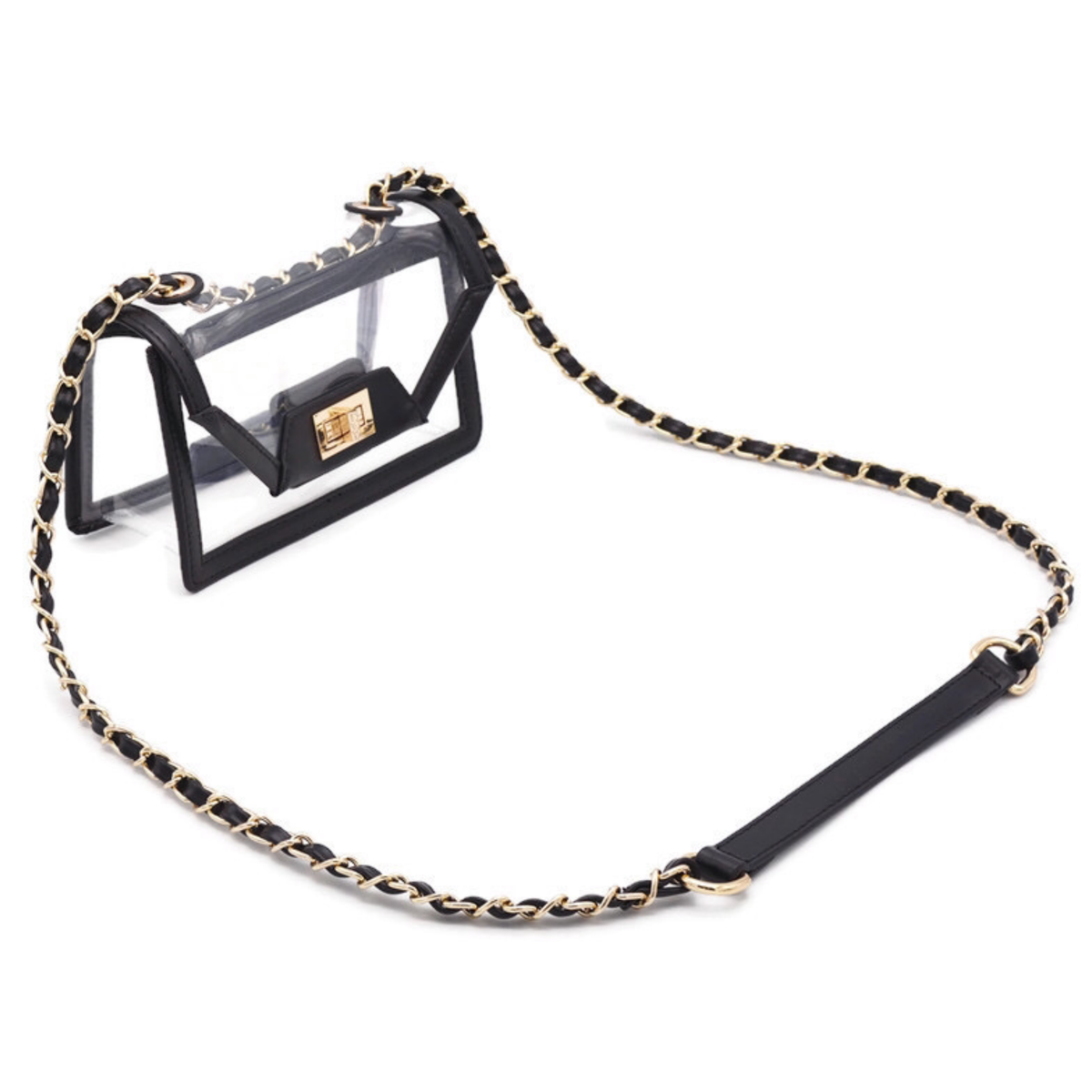 The Mini Cher | Onyx &amp; Gold - POLICY Handbags - policyhandbags.com