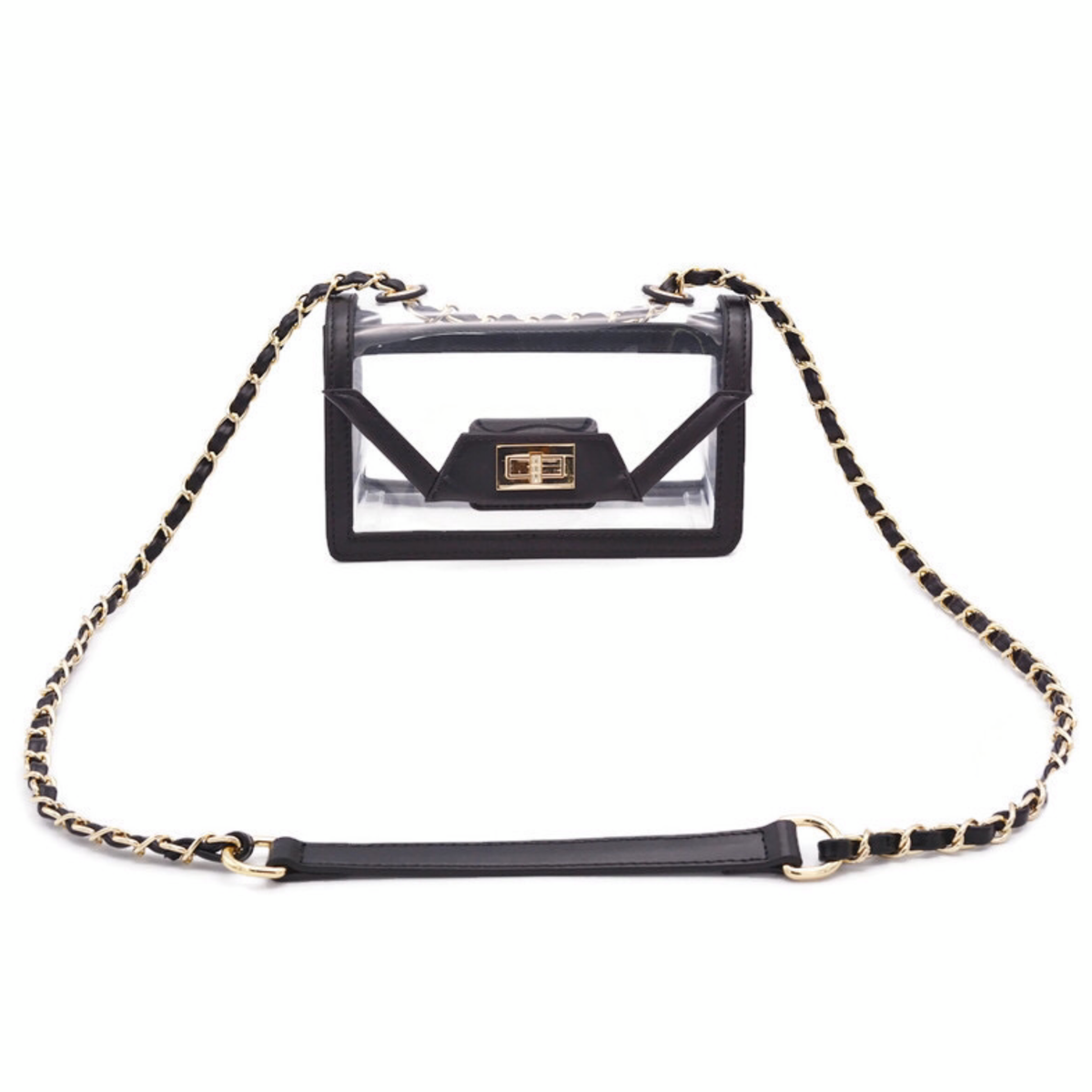 The Mini Cher | Onyx &amp; Gold - POLICY Handbags - policyhandbags.com