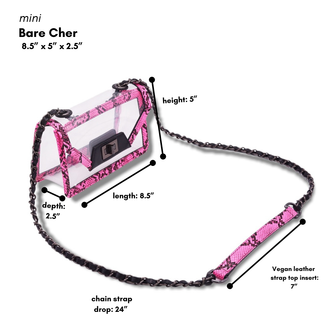 The Mini Cher | Pink Python