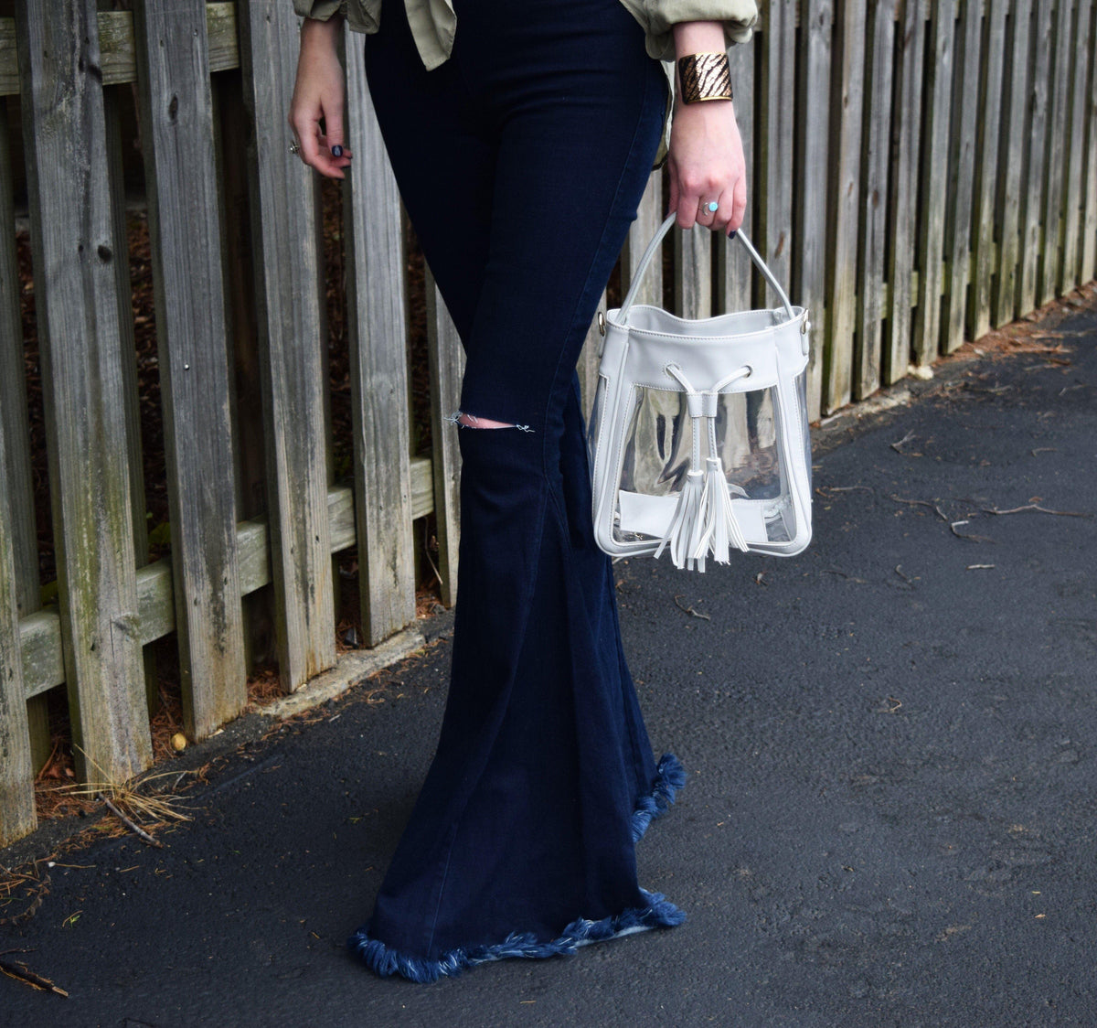 The Bare Bucket | Elephant Gray - POLICY Handbags - policyhandbags.com