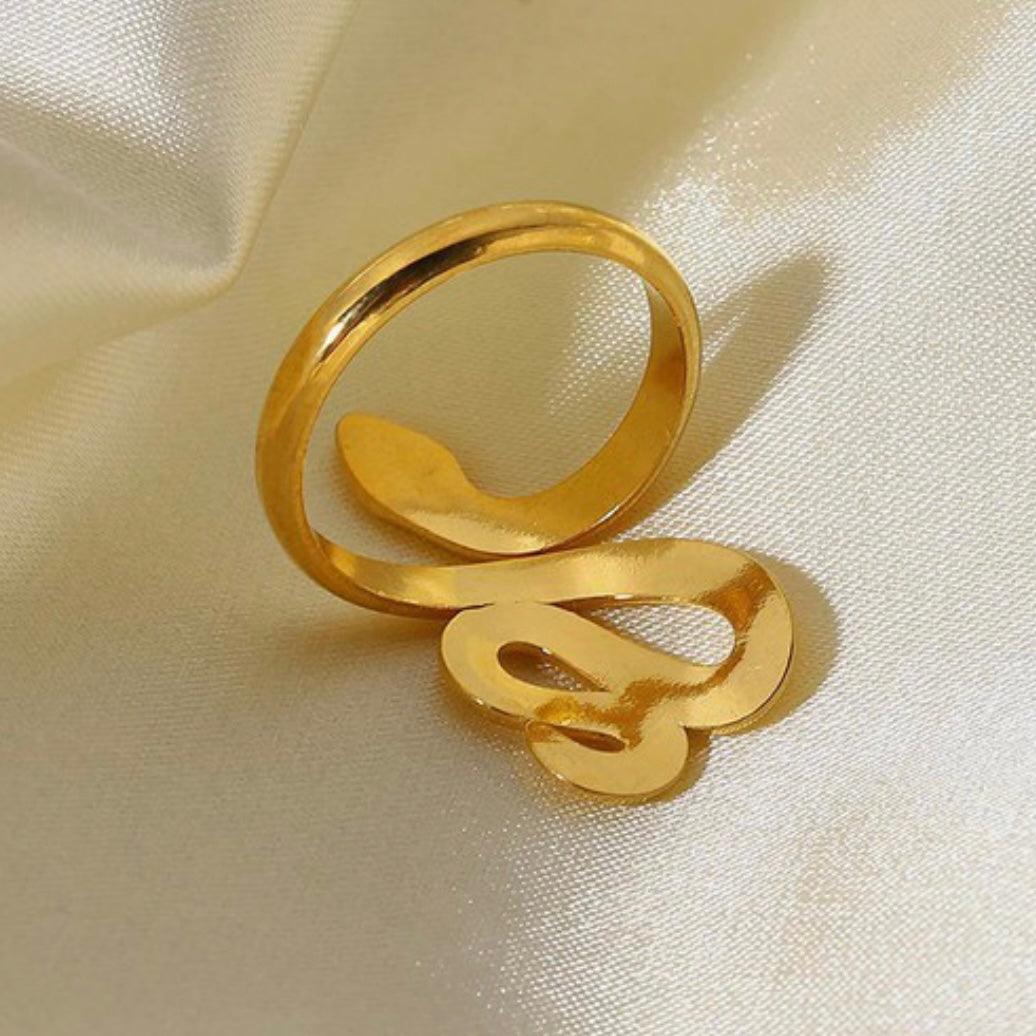 18K Snake Ring - POLICY Handbags - policyhandbags.com