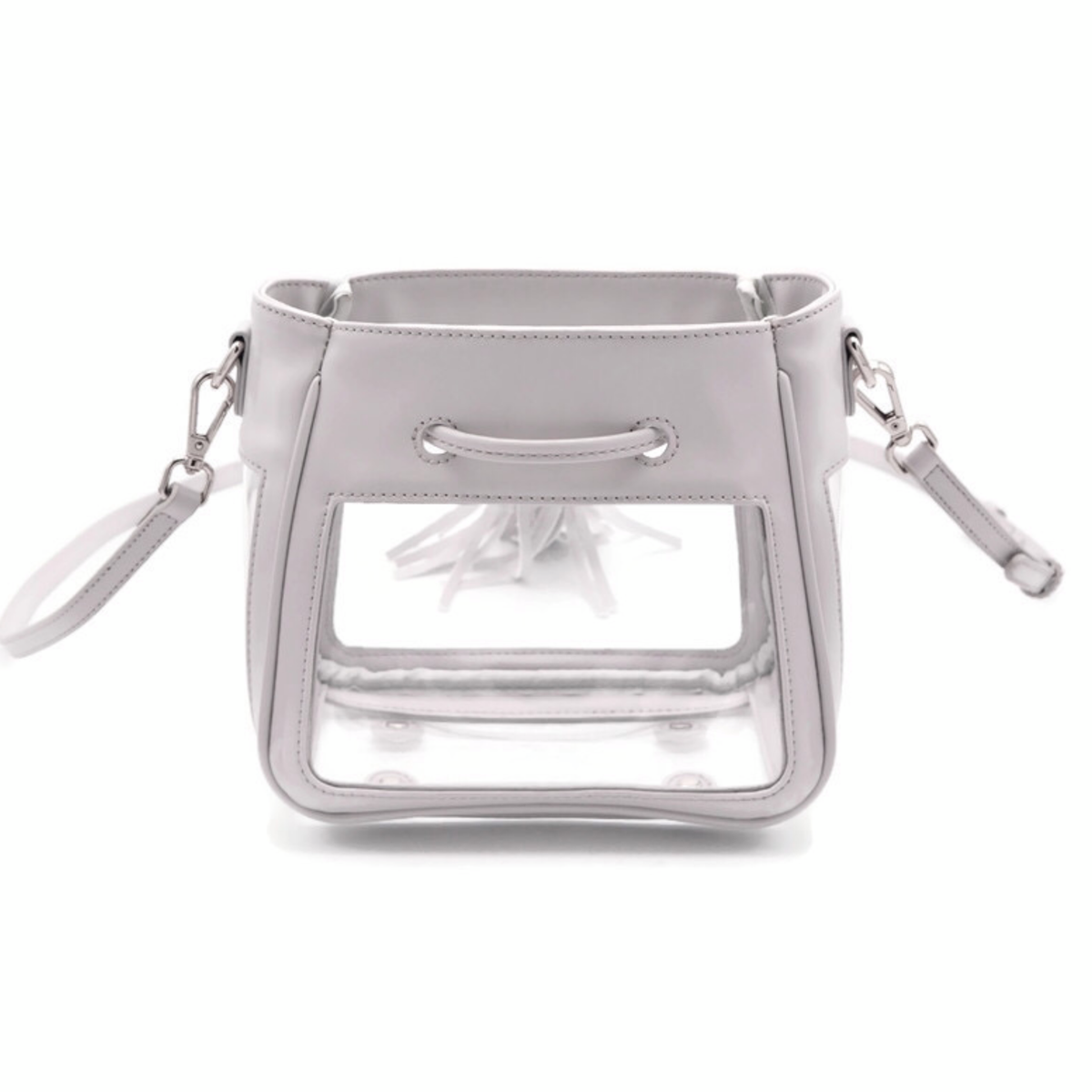 The Mini Bare Bucket | Elephant Gray - POLICY Handbags - policyhandbags.com