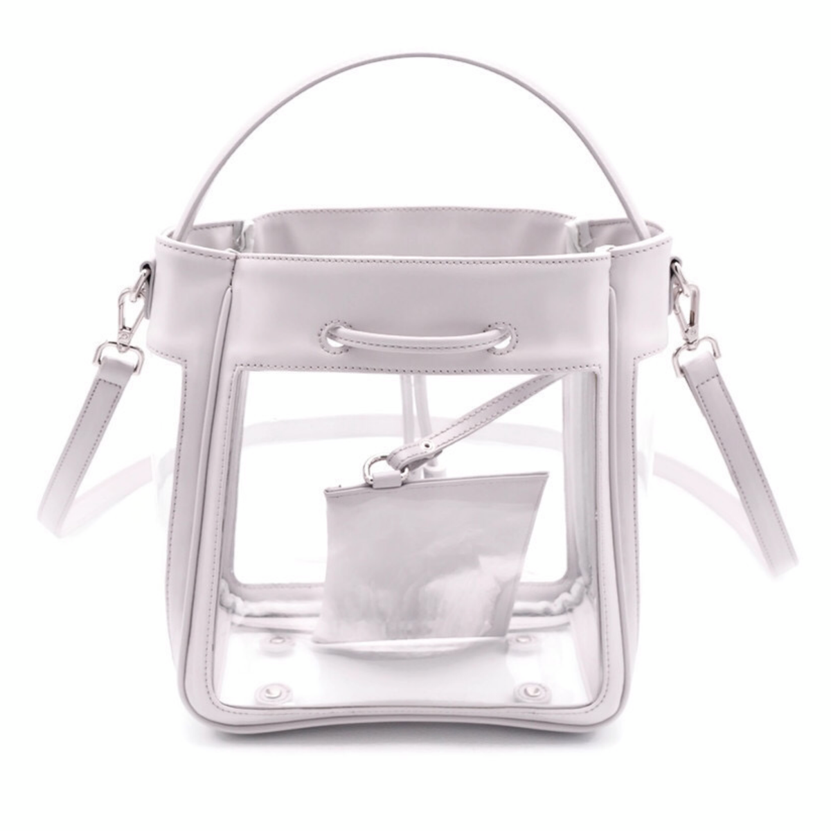 The Bare Bucket | Elephant Gray - POLICY Handbags - policyhandbags.com