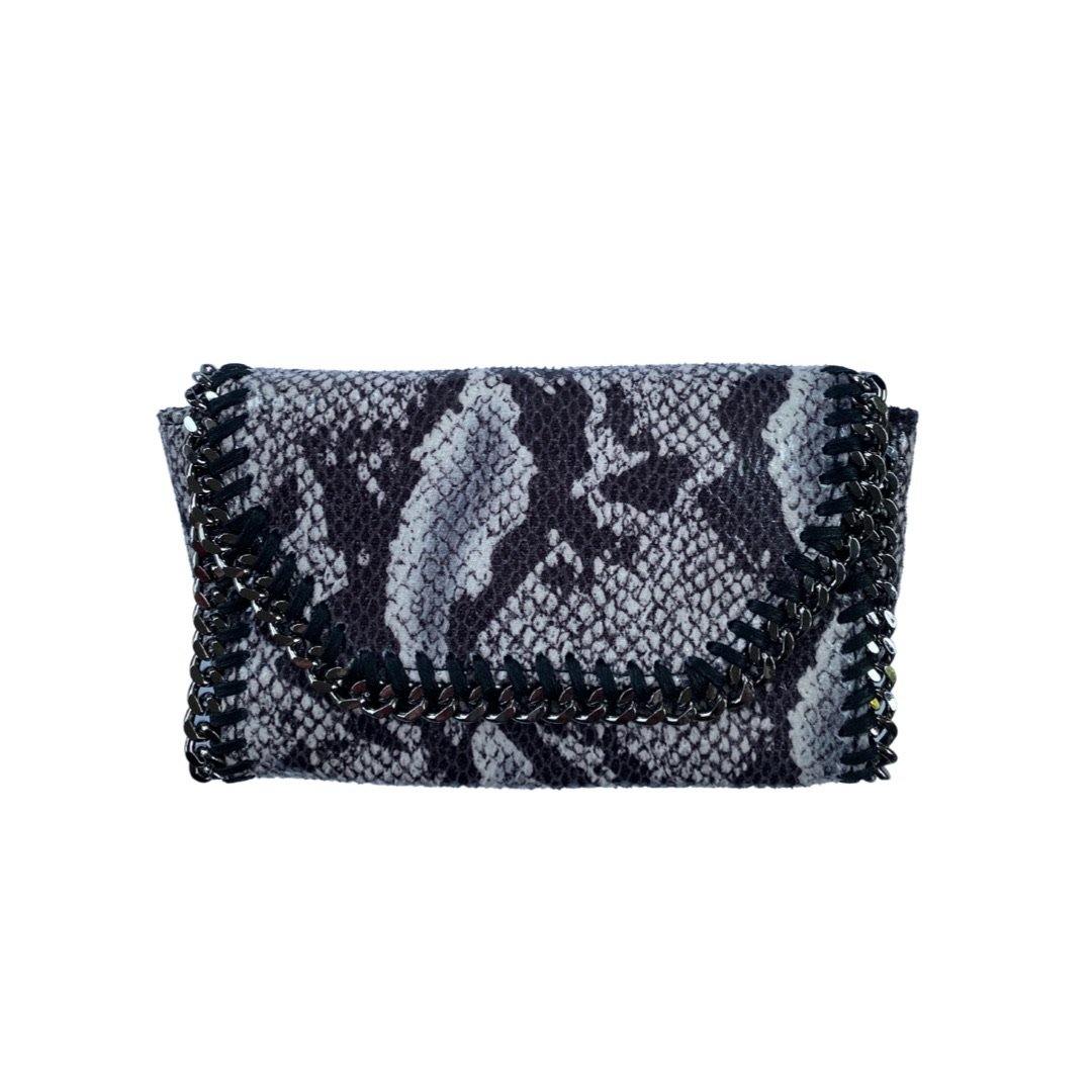 Mama Moto Clutch | Snake - POLICY Handbags - policyhandbags.com