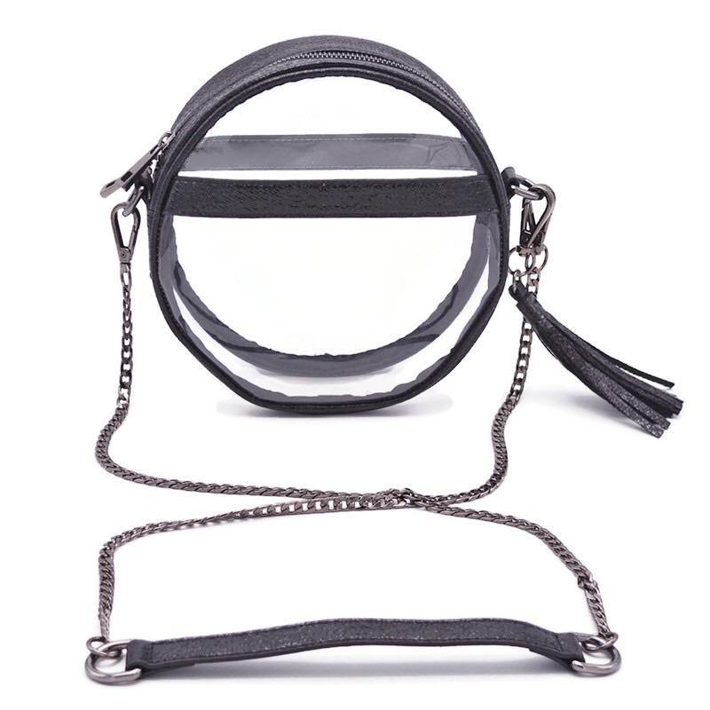 The Bare Roundie | Black Ice - POLICY Handbags - policyhandbags.com