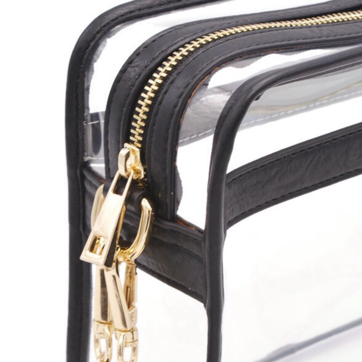 Essential Clear Gold Bag - All Handbags