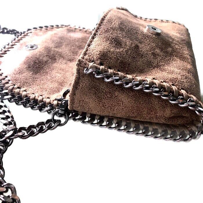 Mama Moto Clutch | Brown Blaze - POLICY Handbags - policyhandbags.com
