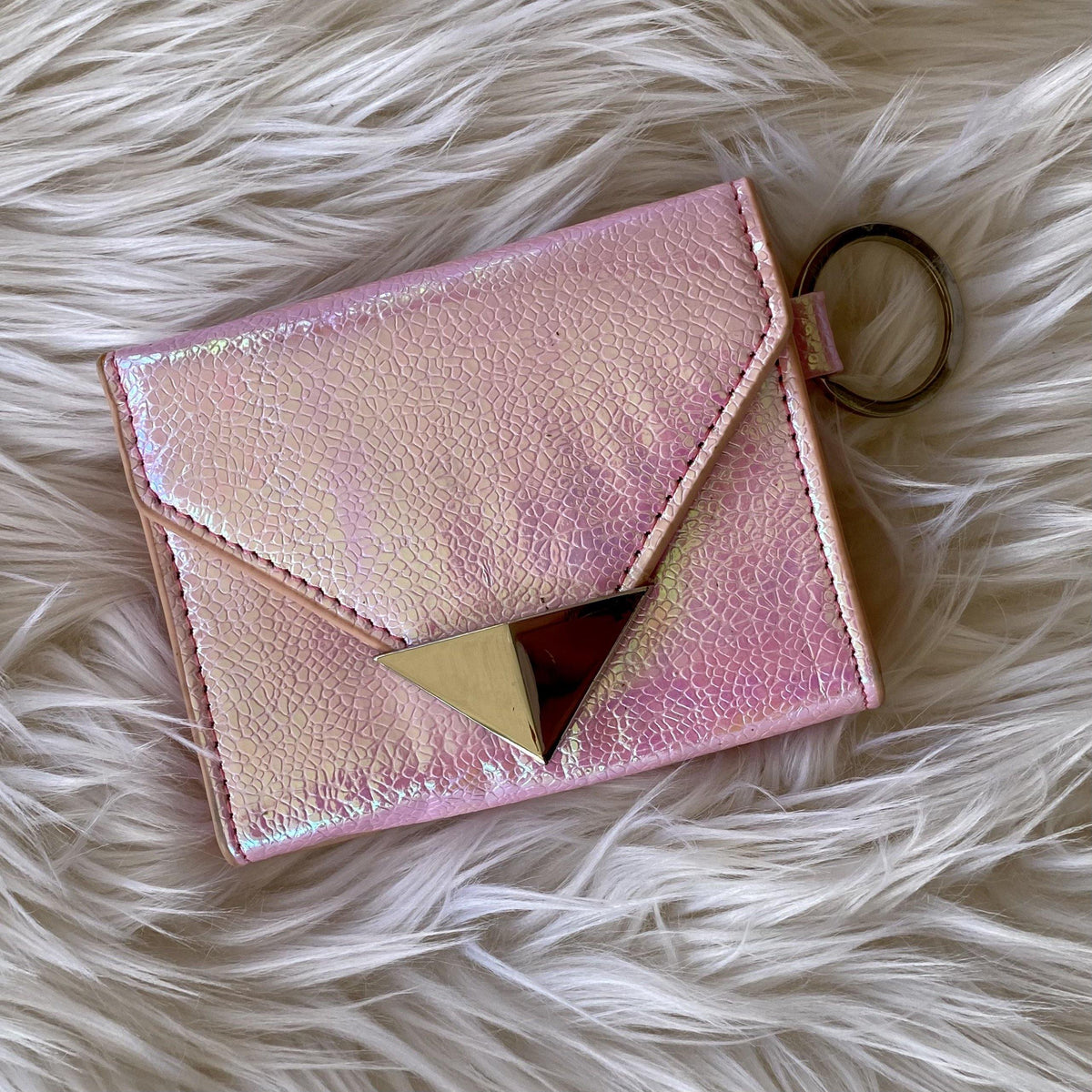 Sample Sale | The Future Wallet Keychain- Cotton Candy - POLICY Handbags - policyhandbags.com