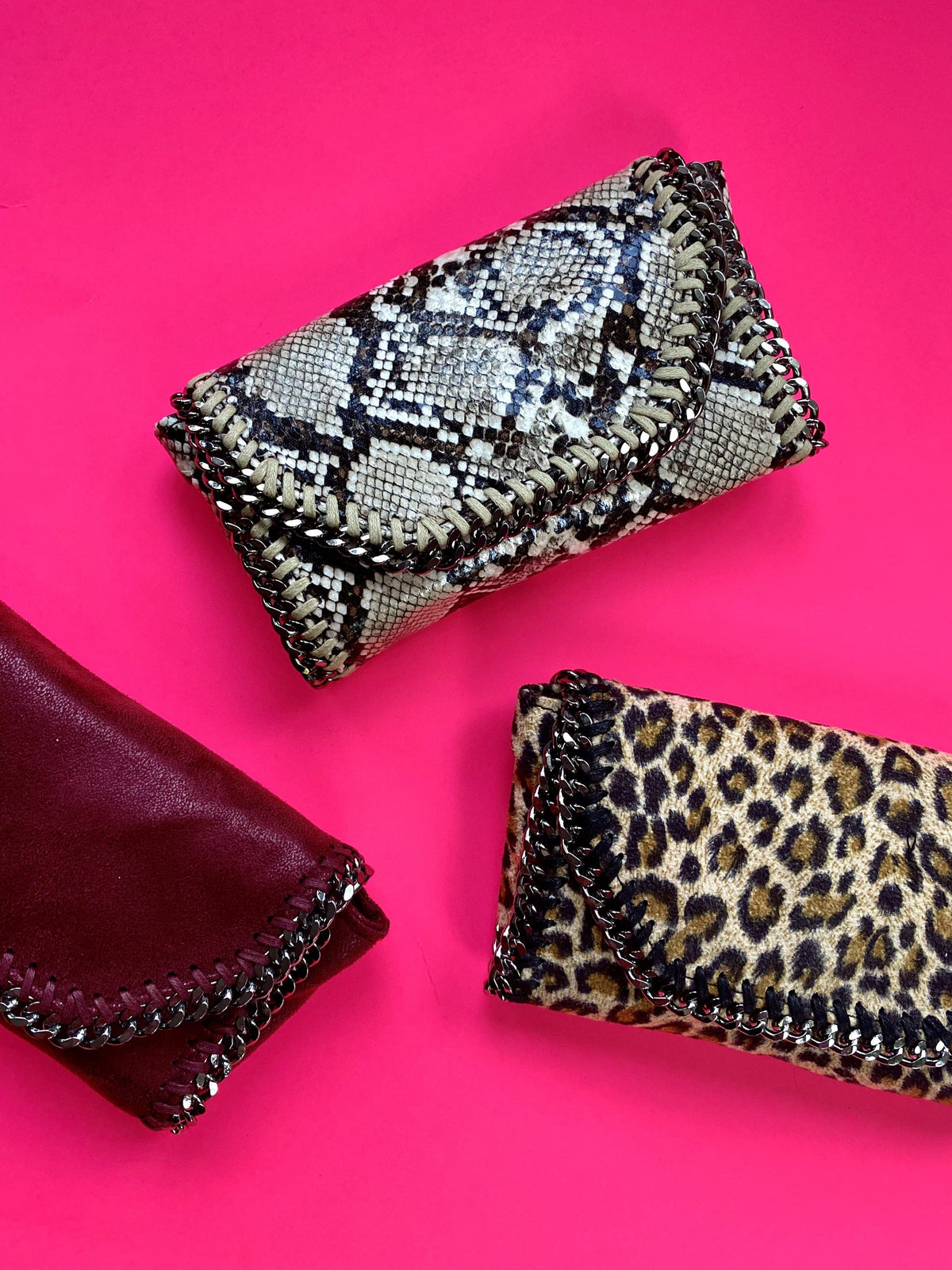 Mama Moto Clutch | Sangria Jam - POLICY Handbags - policyhandbags.com