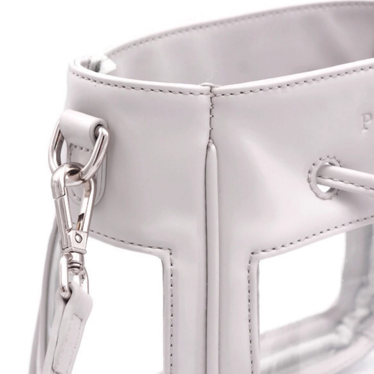 The Mini Bare Bucket | Elephant Gray - POLICY Handbags - policyhandbags.com
