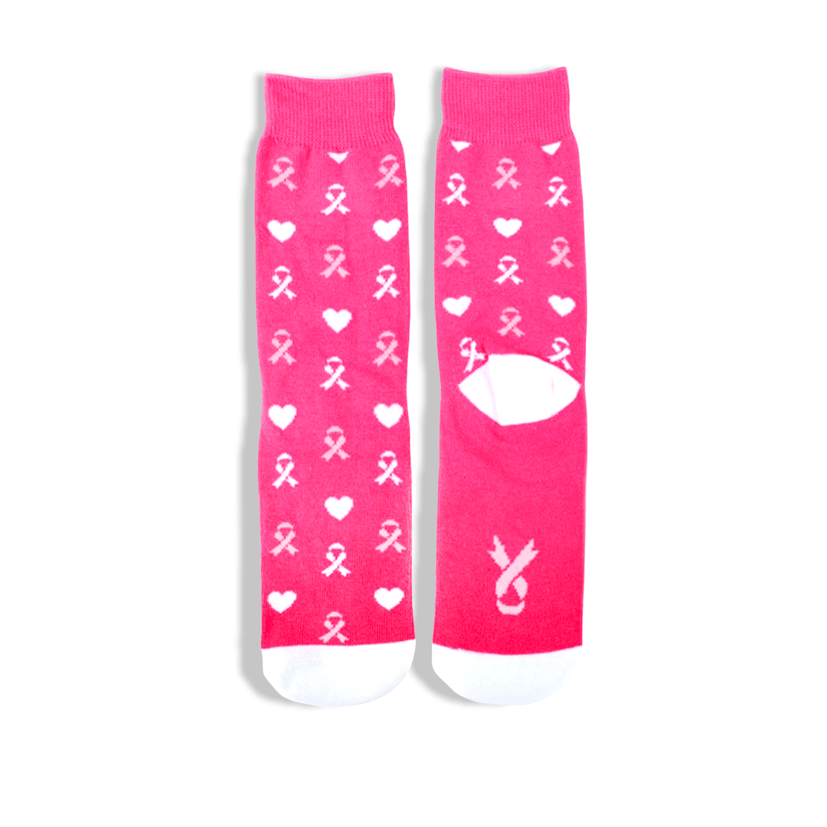 Breast Cancer Awareness Novelty Socks - POLICY Handbags - policyhandbags.com
