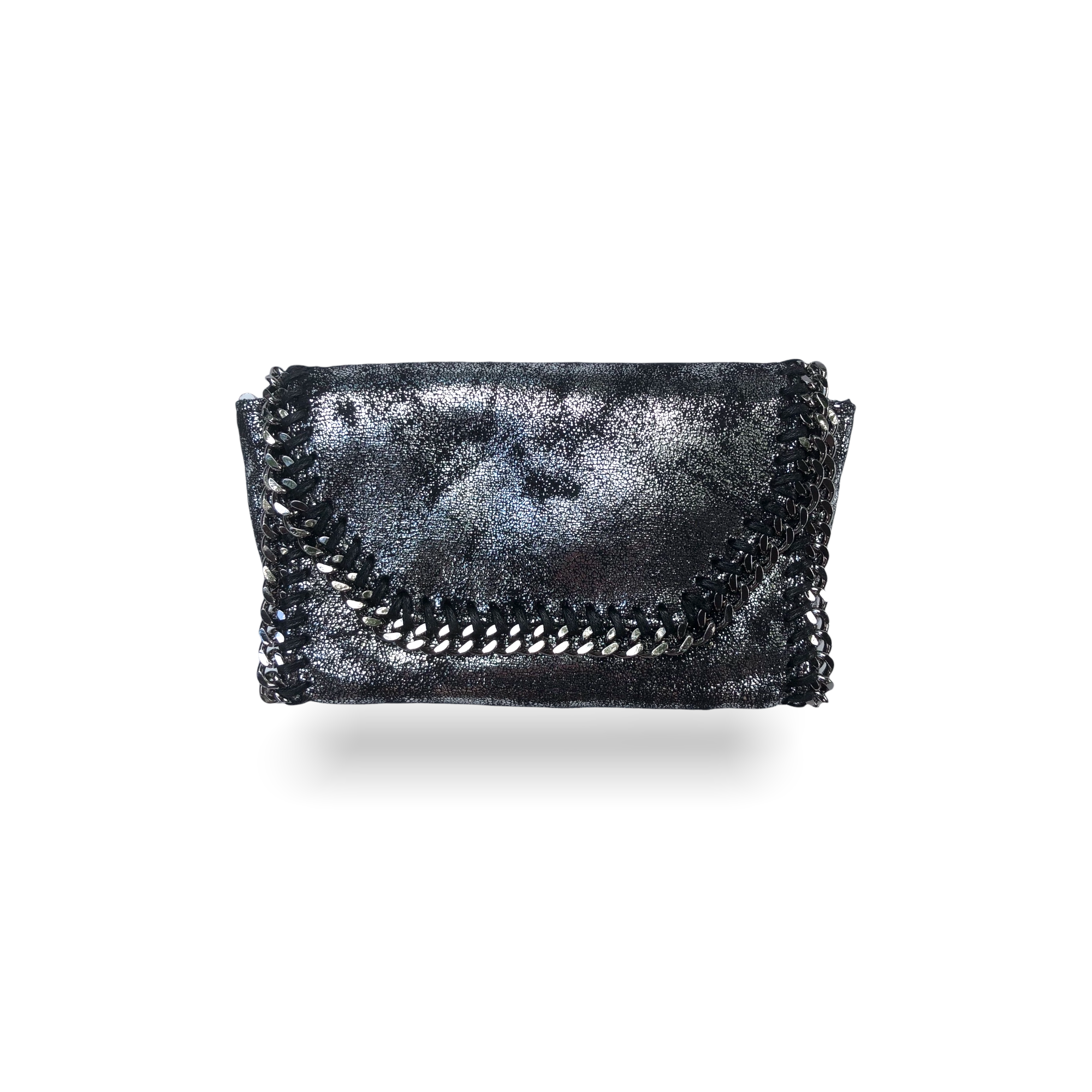 Mama Moto Clutch | Coal Mine | Policy Handbags | Clear Bag Policy