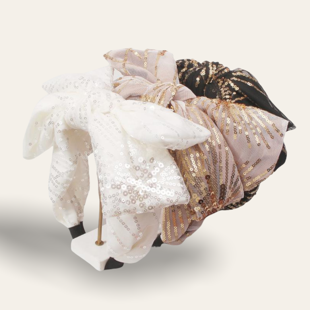 ICY Bow Headband - POLICY Handbags - policyhandbags.com