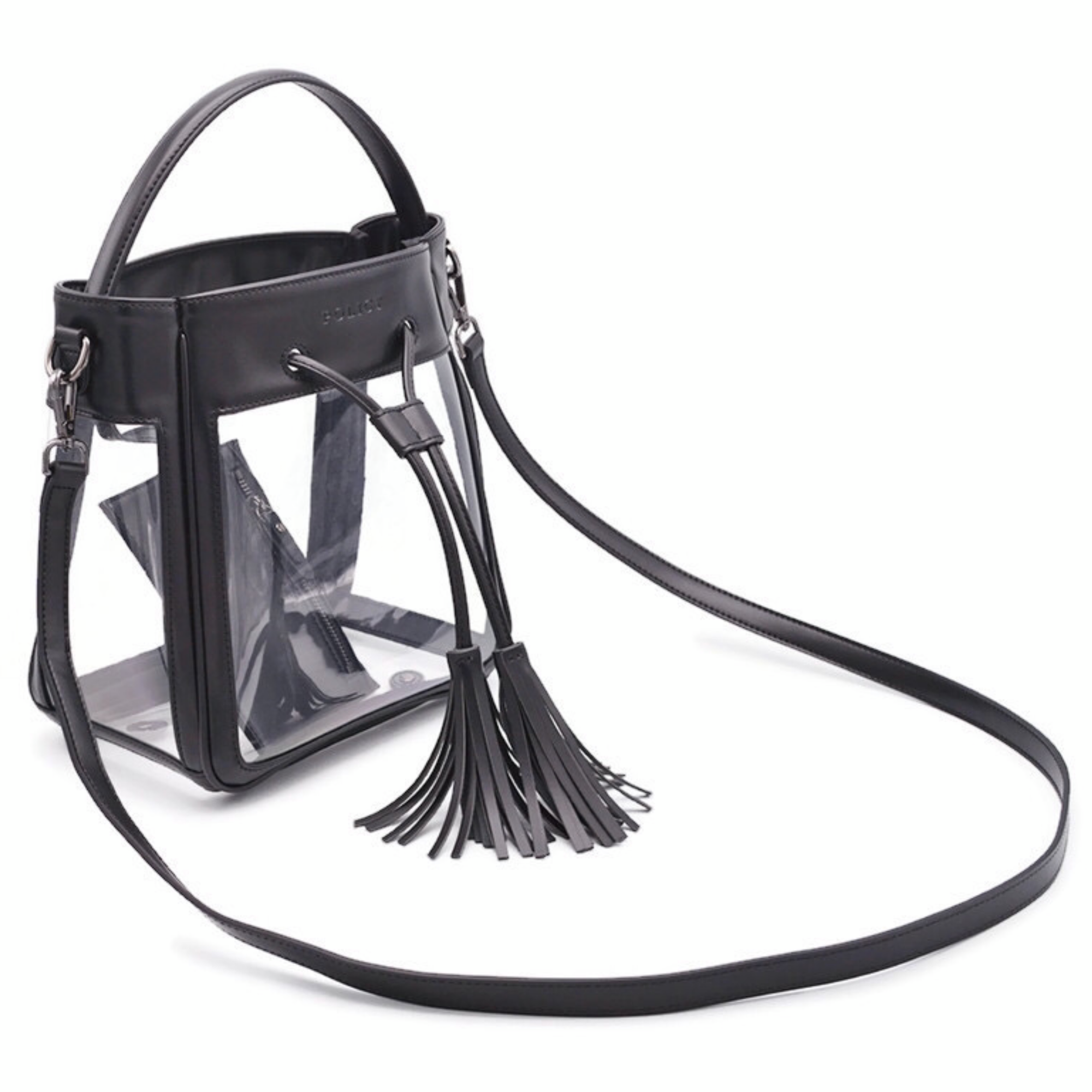 The Bare Bucket | Classic Black - POLICY Handbags - policyhandbags.com
