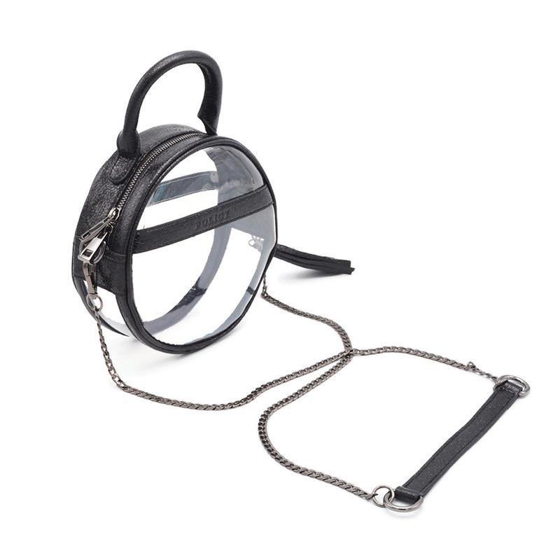 The Roundie Halo | Black Ice - POLICY Handbags - policyhandbags.com
