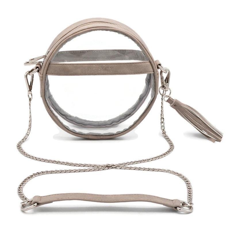 The Bare Roundie | River Rock - POLICY Handbags - policyhandbags.com