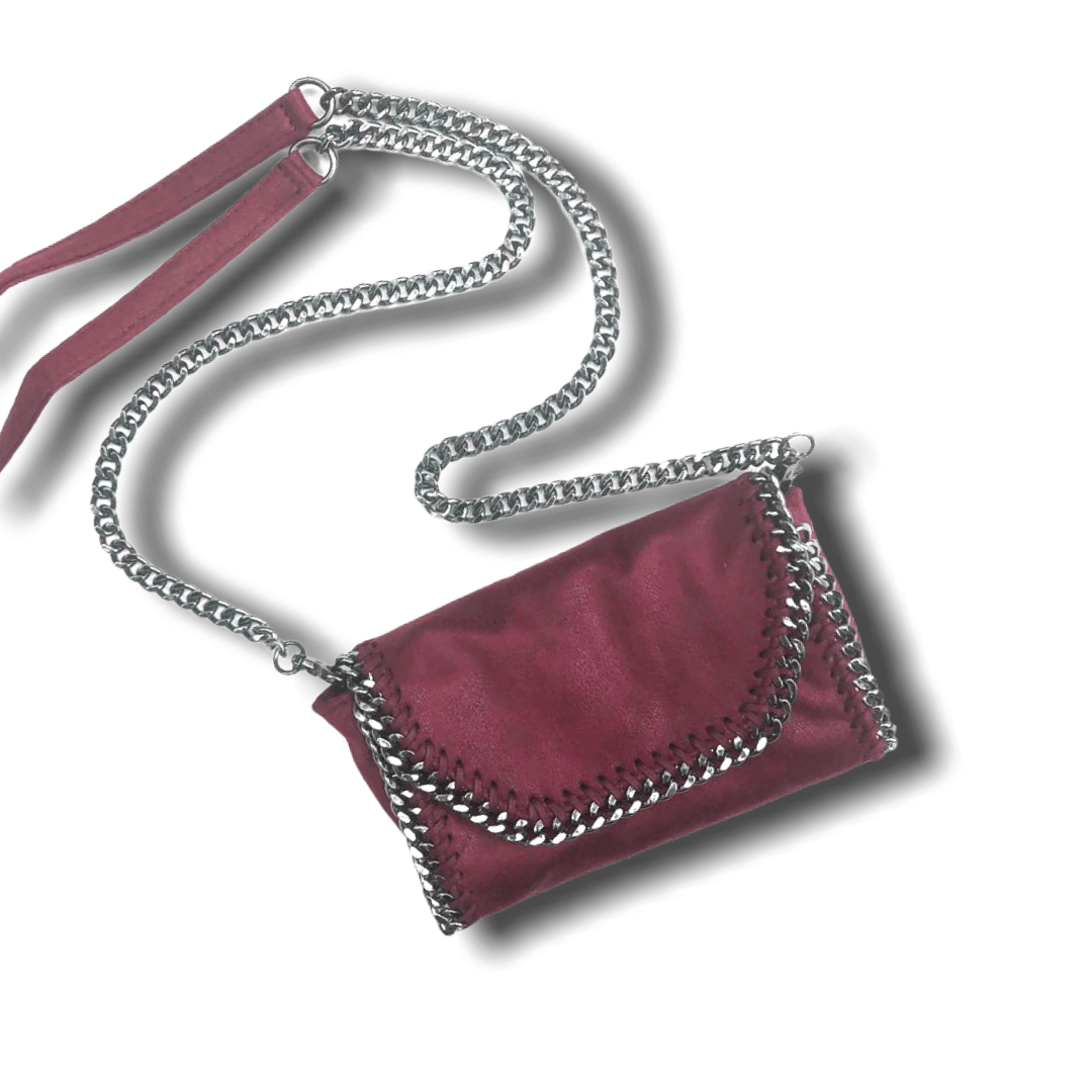 Mama Moto Clutch | Sangria Jam - POLICY Handbags - policyhandbags.com