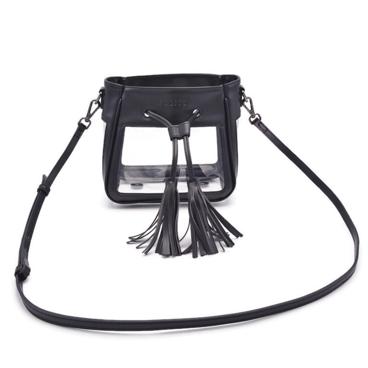 The Mini Bare Bucket | Classic black - POLICY Handbags - policyhandbags.com