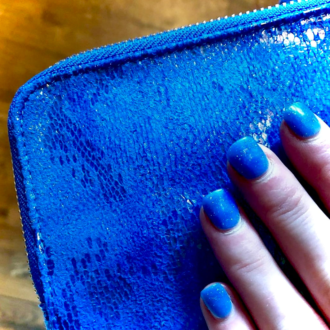 The Roo Pouch | Electric Blue - POLICY Handbags - policyhandbags.com