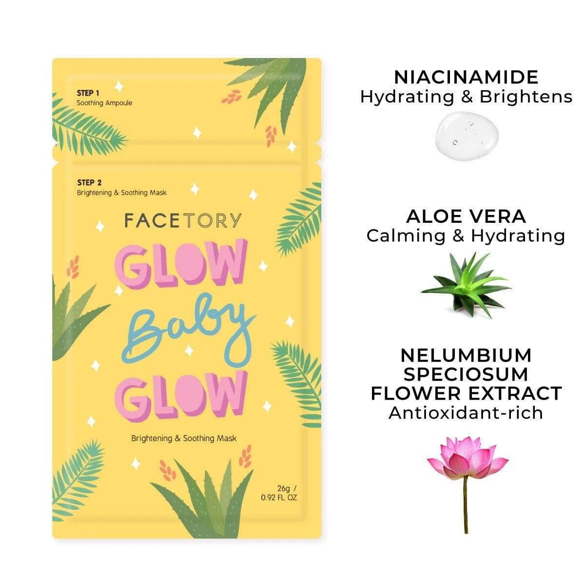 Glow Baby Glow 2-Step Sheet Mask - POLICY Handbags - policyhandbags.com